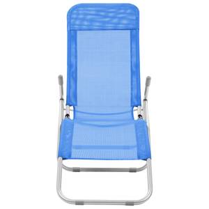 Chaise longue Bleu - Métal - 60 x 97 x 142 cm