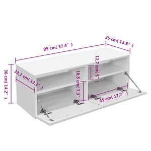 TV-Schrank D384 Weiß