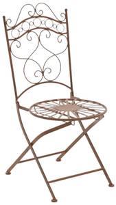 Chaises de jardin Indra Lot de 2 Marron