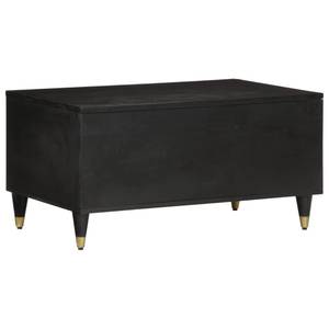 Couchtisch D968 Schwarz - Massivholz - 50 x 40 x 80 cm