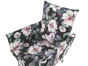 Fauteuil RIBE Vert - Orange - Rose foncé - Mauve - Textile - 72 x 91 x 81 cm