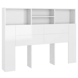 Armoire de tête de lit 3013699 Blanc brillant