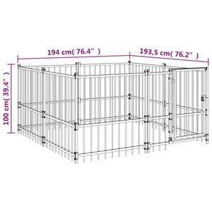 Chenil pour chien 3016250 Profondeur : 194 cm