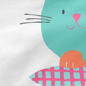 Cat & mouse Nordic sack Textil - 1 x 90 x 200 cm