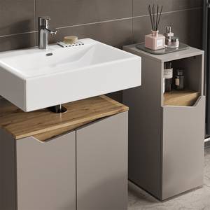 Badmöbel-Kombination Marelle 47699 Beige - Braun - Holzwerkstoff - 60 x 57 x 35 cm