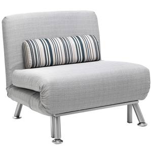 Schlafsofa 833-066 Grau - Metall - 70 x 75 x 75 cm