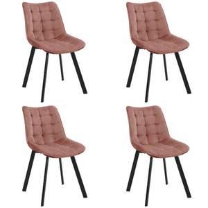 Lot de 4 Chaises SJ.33 Rose foncé - Lot de 4