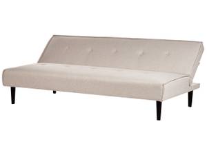 3-Sitzer Sofa VISBY Beige - Schwarz