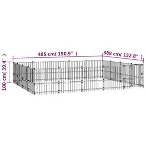 Hundezwinger 3016251-1 388 x 485 cm