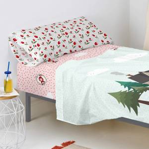 Red riding hood Drap-housse Textile - 4 x 90 x 200 cm