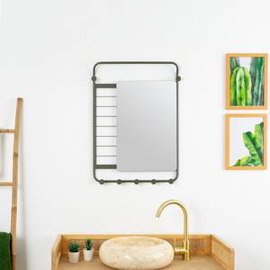 Wandspiegel HAMMER GREEN Grün - Glas - Metall - 5 x 70 x 50 cm