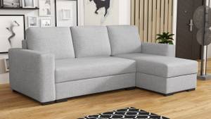 Ecksofa Latte Grau