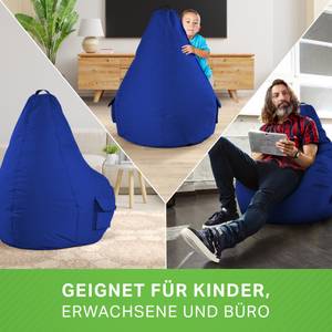 Gaming Sitzsack Lounge Chair "Cozy" Blau