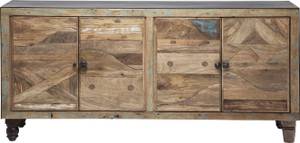 Buffet Duld Range Marron - Bois massif - 180 x 85 x 40 cm