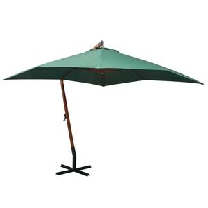 Parasol suspendu 3005780 Vert - Métal - Bois massif - 300 x 280 x 300 cm