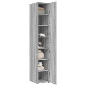 Highboard DE1908 Grau - Holzwerkstoff - 43 x 185 x 30 cm