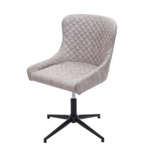 Chaise de bureau H79 Gris - Textile - 52 x 90 x 58 cm