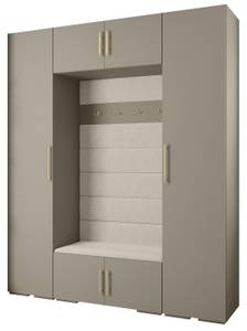 Garderobe Inova 3 Z13 Gold - Grau - Weiß - Gold