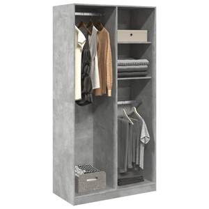 Kleiderschrank 298537-4 Beton Dekor - Breite: 100 cm