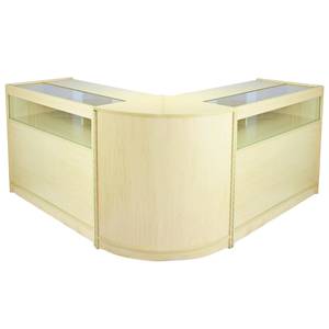 Fusion-Schreibtischset Beige - Holzwerkstoff - 120 x 90 x 60 cm