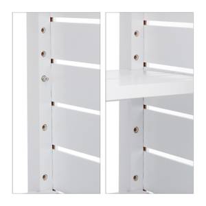 Wandschrank Bambus weiß Weiß - Bambus - 56 x 57 x 21 cm