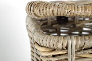 Aufbewahrungskorb GREYRATSTORE Grau - Rattan - 27 x 40 x 40 cm