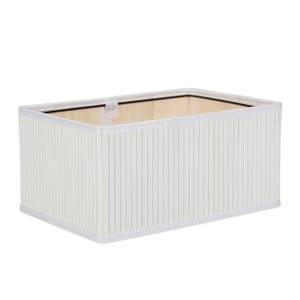 Set de 6 paniers de rangement Blanc