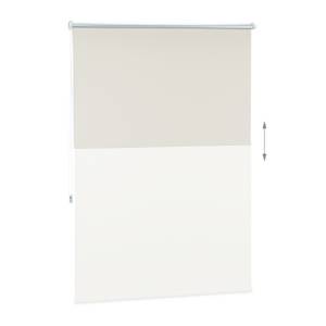 Store enrouleur occultant beige 110 x 160 x 5 cm