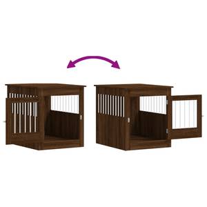 Meuble de cage pour chiens 3032750 Marron foncé - 65 x 71 x 80 cm