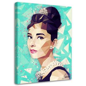 Bild auf leinwand Audrey Hepburn 40 x 60 cm