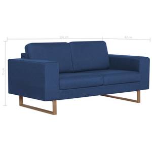 Sofa 3002825-3 Blau - Breite: 156 cm
