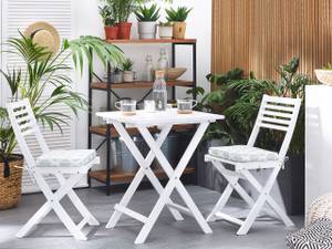 Bistro Set FIJI 3-tlg Grün - Weiß