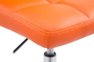 4er Set Lounger Palma V2 Kunstleder Orange