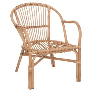 Sessel NETA Beige - Rattan - 60 x 77 x 68 cm