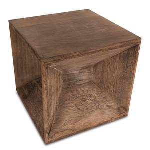 Table d’appoint Cube 1772 Marron - Bois massif - 40 x 38 x 40 cm