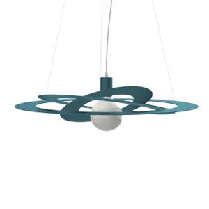 Suspension Orbital Bleu - Abat-jour diamètre : 60 cm