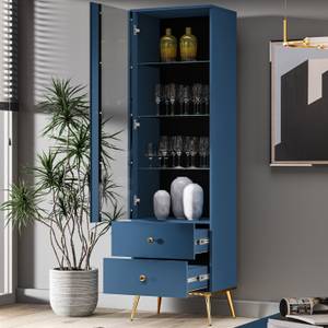 Vitrinenschrank ARICIA Marineblau