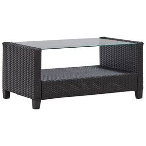 Gartensofa (6-teilig) 3002425 Schwarz