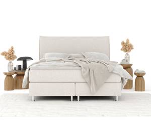 Boxspringbett Chermin Beige - Breite: 200 cm