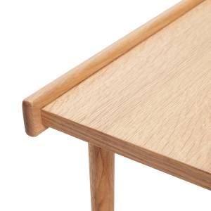 Tisch Stream Beige - Holz teilmassiv - 50 x 41 x 140 cm