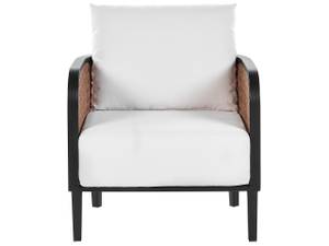 Set de jardin MONTEFALCO Noir - Blanc - Métal - 74 x 87 x 137 cm