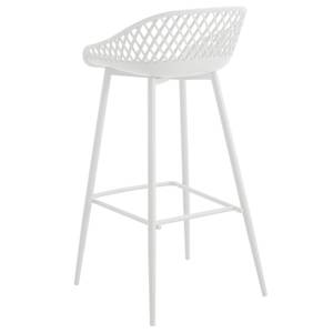 Tabourets IREK (Lot de 2) Blanc