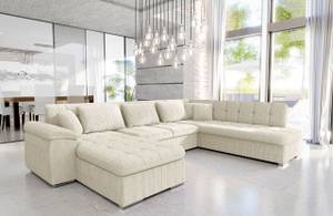 Ecksofa Niko Bis Cord Beige - Ecke davorstehend links