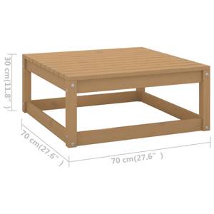 Gartenmöbel-Set Braun - Massivholz - Holzart/Dekor - 70 x 30 x 70 cm