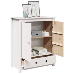 Highboard DE6250 Weiß - Massivholz - 42 x 100 x 83 cm