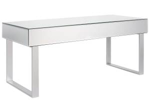 Table basse NESLE Argenté - Verre - 110 x 46 x 47 cm