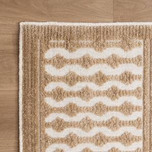 Waschbarer Teppich Dunya Geo Beige - 80 x 150 cm