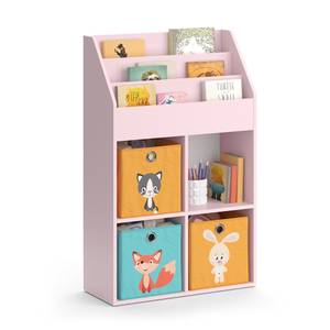 Bücherregal Luigi 1 Pink - Holzwerkstoff - 72 x 114 x 31 cm