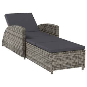 Chaise longue Gris