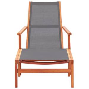 Chaise de jardin Gris - Textile - Bois/Imitation - 50 x 32 x 61 cm